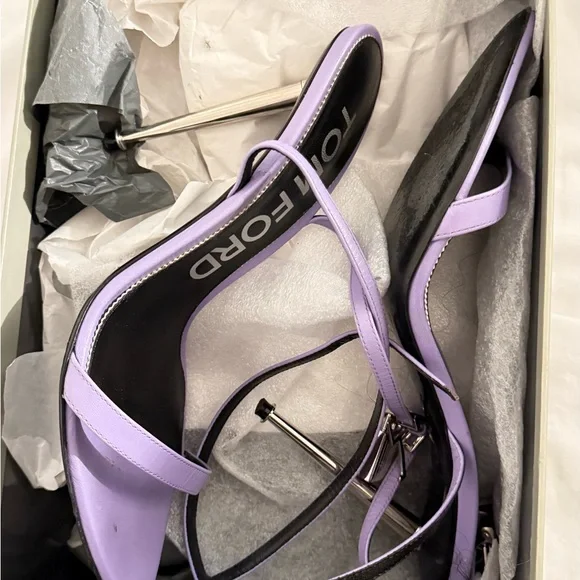 Tom Ford Lavender and Black Stilettos - Picture 5 of 6